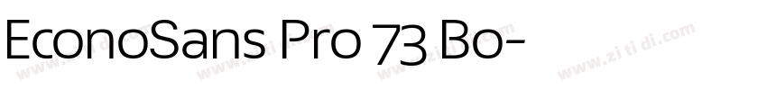 EconoSans Pro 73 Bo字体转换